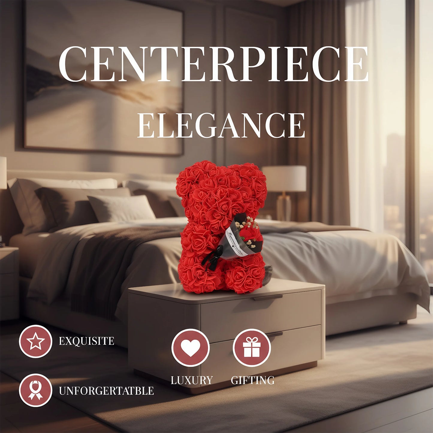 BloomBear Rosenbär – Das Geschenk, das bleibt